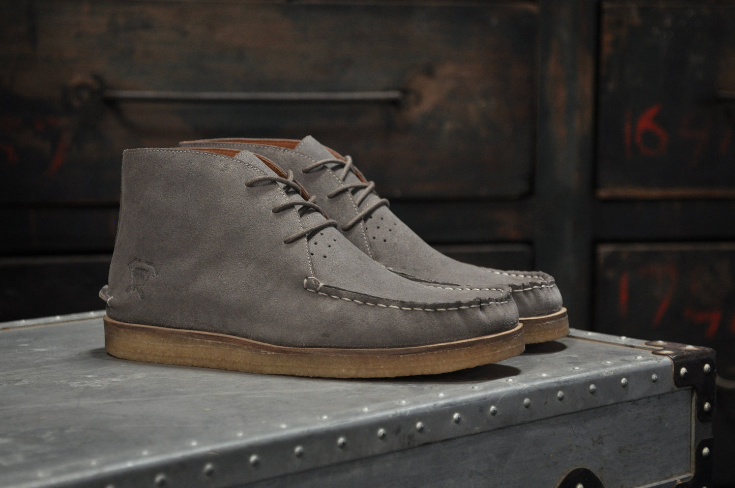 Hound & Hammer The Wallace | Grey Ankle boots for Men - Men - Footwear - Boots - Ankle Boots - Benn~Burry